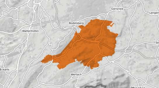 Mietspiegelkarte Oy Mittelberg